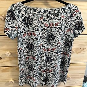 LOFT Boatneck Printed Tee